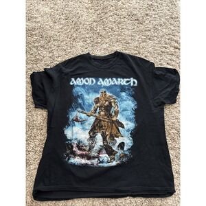 Amod Amarth Black Short Sleeve 2017 Tour‎ T-Shirt Size XL